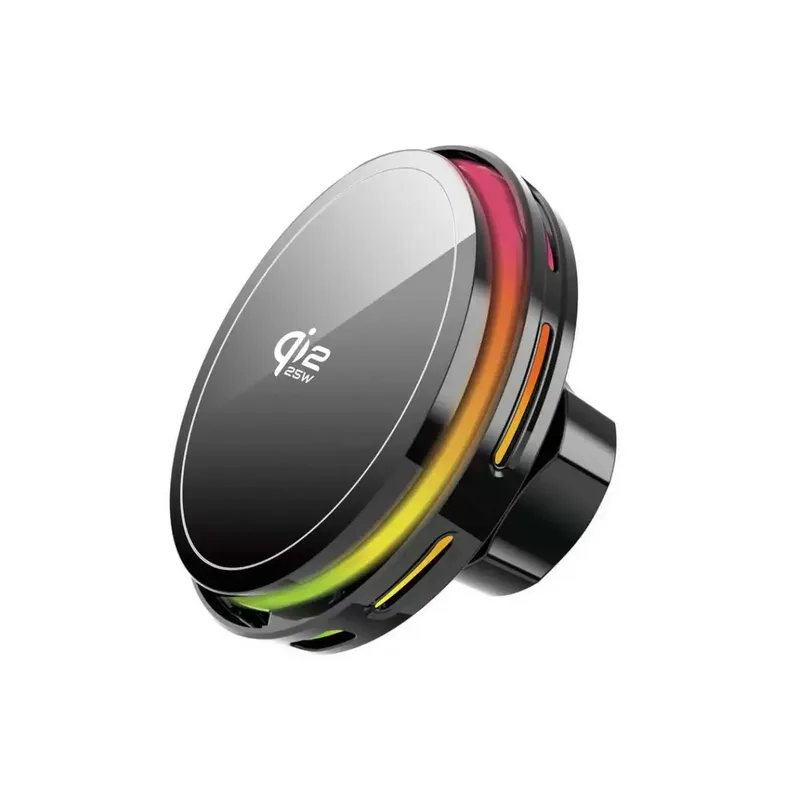 AC02 wireless charging car mount mounted on a sun-exposed dashboard