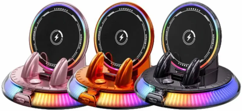 D8 wireless charging car mount with certification documents