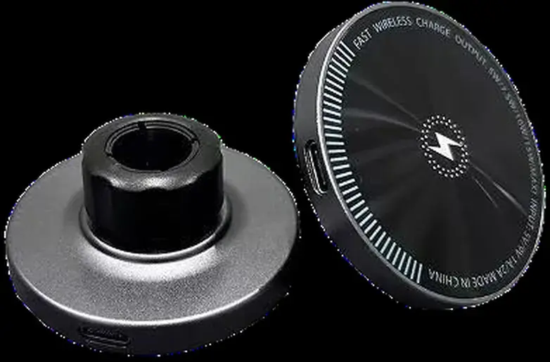 W2 Magnetic Metal Alloy Wireless Charging Car Mount — view 2